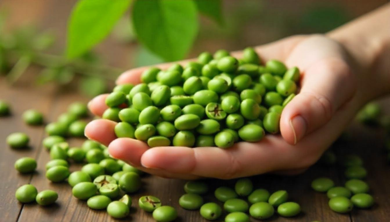 green coffe beans